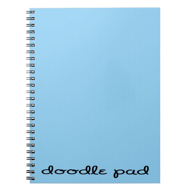 Caderno Espiral Pad Azul (Frente)