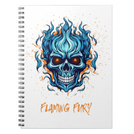 Caderno Espiral Pad de Nota Crônica de Flaming