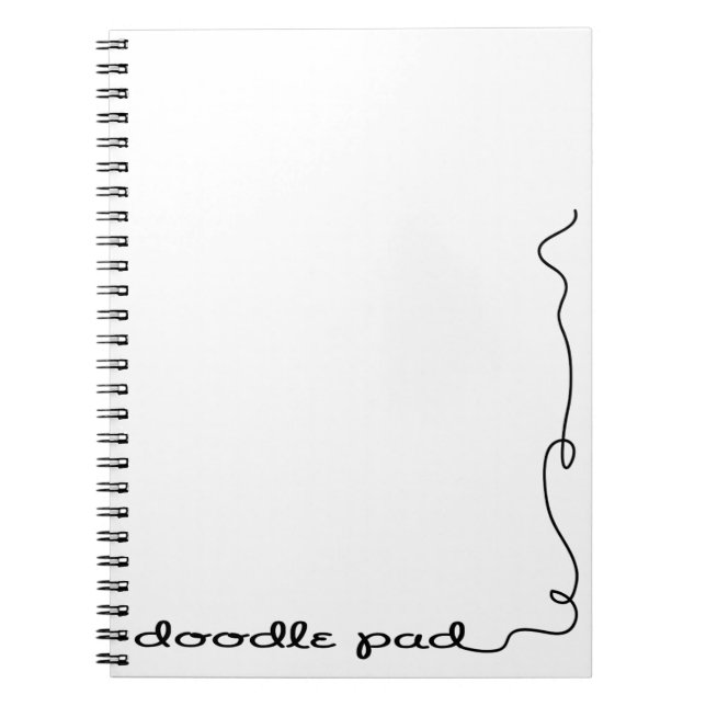 Caderno Espiral Pad de porta (Frente)