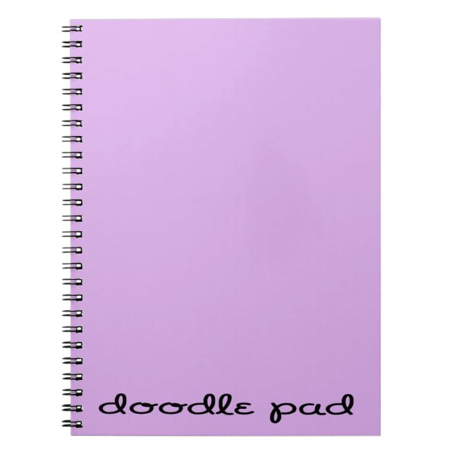 Caderno Espiral Pad Roxo (Frente)