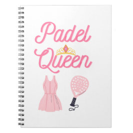 Caderno Espiral Padel Queen