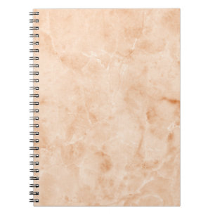 Caderno Espiral Padrão branco de textura mármore