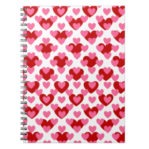 Caderno Espiral Padrão cardíaco