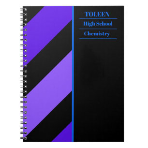Caderno Espiral Padrão Colorido Personalizado