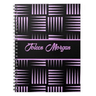 Caderno Espiral Padrão Colorido Personalizado