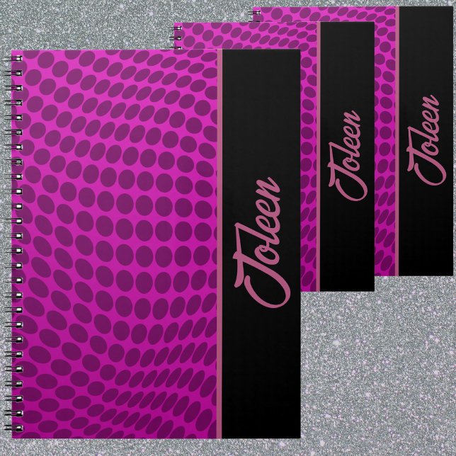 Caderno Espiral Padrão Colorido Personalizado (Criador carregado)