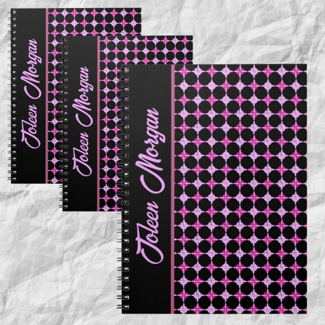 Caderno Espiral Padrão Colorido Personalizado (Criador carregado)