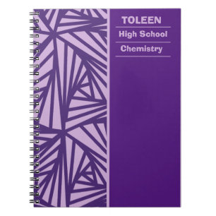 Caderno Espiral Padrão Colorido Personalizado