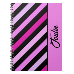 Caderno Espiral Padrão Colorido Personalizado