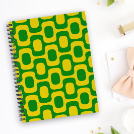 Caderno Espiral Padrão da Calçada de Ipanema, Padrão de Praia, Bra