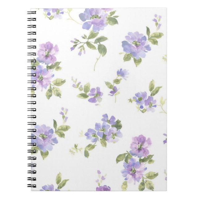 Caderno Espiral Padrão da ventoinha (Frente)