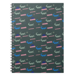 Caderno Espiral Padrão de Alligador