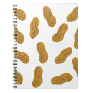 Caderno Espiral Padrão de amendoins
