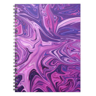 Caderno Espiral Padrão de arte da Galáxia