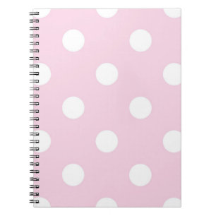 Caderno Espiral padrão de bolinhas