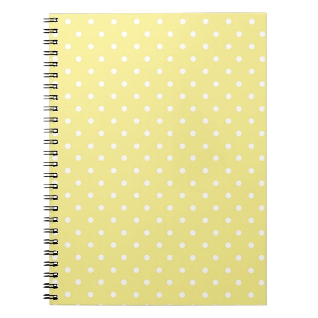 Caderno Espiral Padrão de bolinhas (Frente)