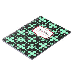 Caderno Espiral Padrão de cachorro Bulldogue francês