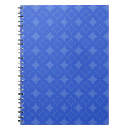 Caderno Espiral Padrão de carga azul