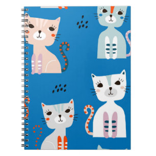 Caderno Espiral Padrão de Cat