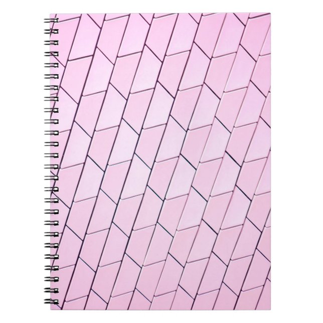 Caderno Espiral padrão de cinza (Frente)