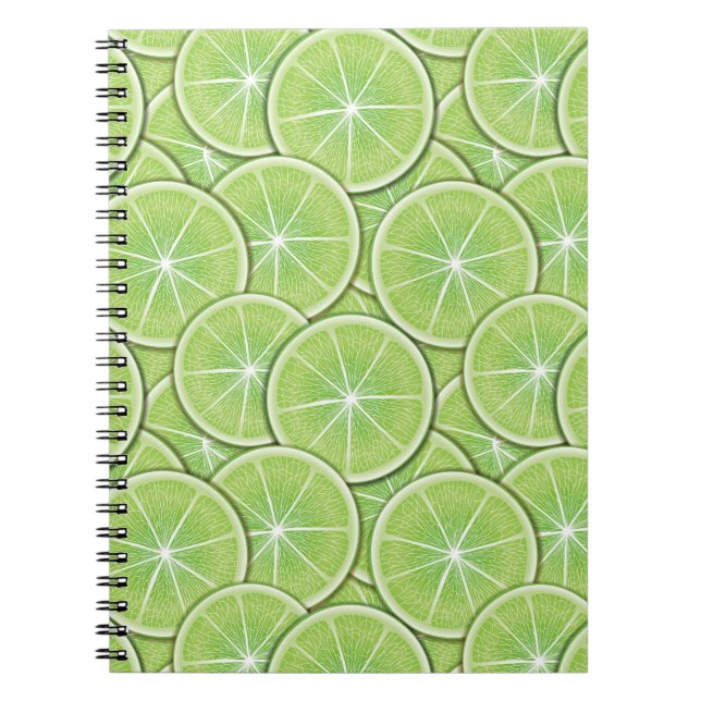 Caderno Espiral Padrão de Citrus (Frente)