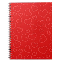 Padrão de Coração Vermelho Simples