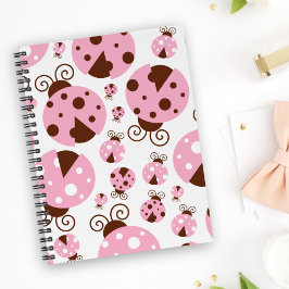 Caderno Espiral Padrão De Damybugs, Damybugs Bonitos, Damybugs Ros