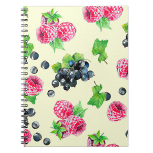 Caderno Espiral Padrão de deco de arte clássica. Estilo geométr