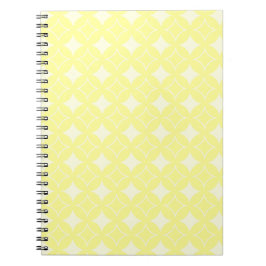 Caderno Espiral Padrão de depósito amarelo-limão
