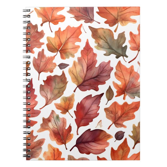 Caderno Espiral Padrão de Design Radiância Rústica (Frente)