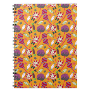 Caderno Espiral Padrão de doces Padrão de lollies pirulito 23