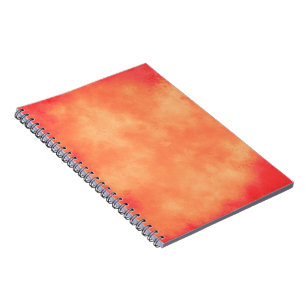 Caderno Espiral Padrão de efeito de nuvem de na moda Storm Tropica
