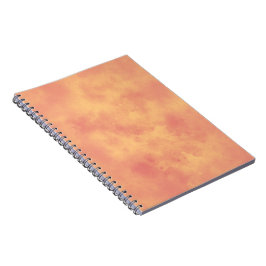 Caderno Espiral Padrão de efeito de nuvem de tempestade elegante L