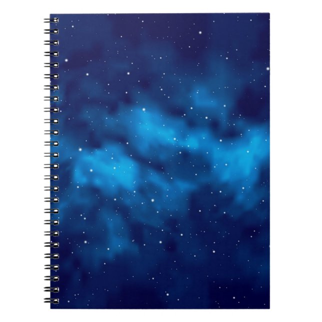 Caderno Espiral Padrão de espaço (Frente)