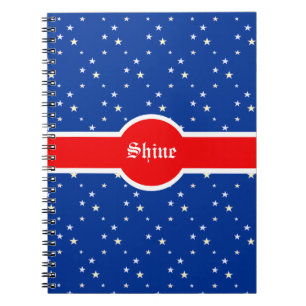 Caderno Espiral Padrão de Estrela