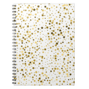 Caderno Espiral Padrão de estrelas