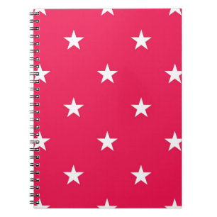 Caderno Espiral Padrão de estrelas