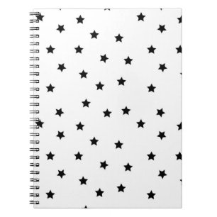Caderno Espiral Padrão de estrelas