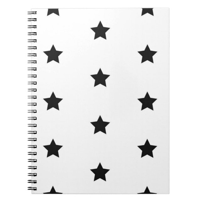 Caderno Espiral Padrão de estrelas (Frente)