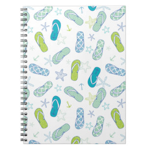 Caderno Espiral Padrão de Fluxo de Sacudir