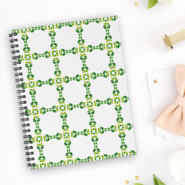 Caderno Espiral Padrão De Folha, Padrão De Folhas, Folhas Verdes