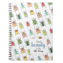 Caderno Espiral Padrão de Fusível de Lovebug com Cotação