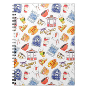 Caderno Espiral Padrão de Garotas Gilmore