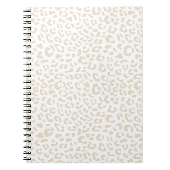 Caderno Espiral Padrão de impressão animal (Frente)