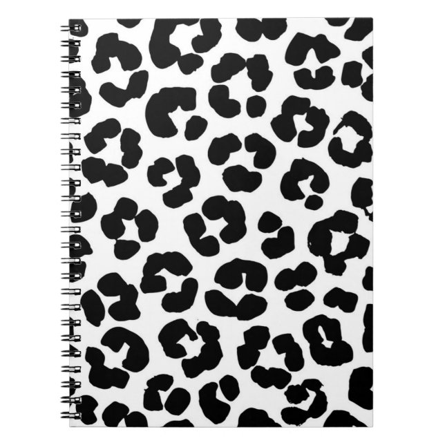 Caderno Espiral Padrão de impressão animal (Frente)
