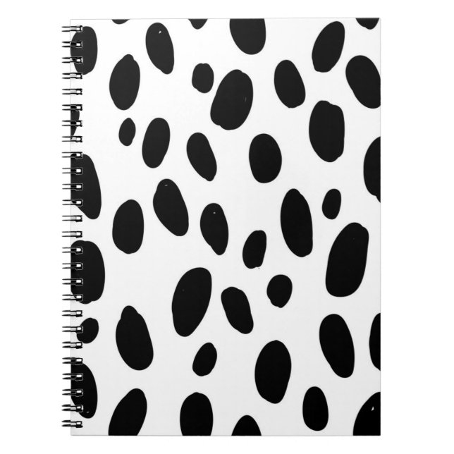 Caderno Espiral Padrão de impressão animal (Frente)