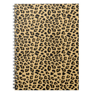 Caderno Espiral Padrão de Impressão do Leopardo Cute