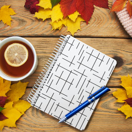 Caderno Espiral Padrão de linha