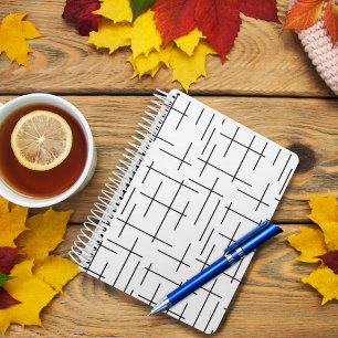 Caderno Espiral Padrão de linha