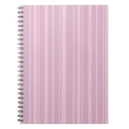 Caderno Espiral Padrão de Linha Roxa e Rosa